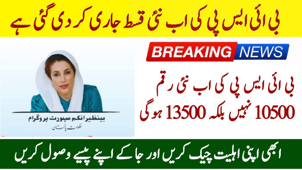 BISP 13500 Payment 2025 Check Eligibility Complete Detail - CM Program